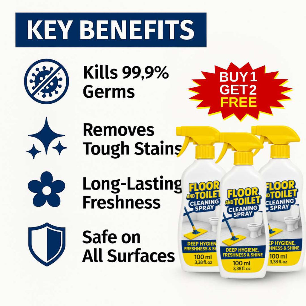 Floor and Toilet Cleaning Spray | BUY 1 GET 2 FREE