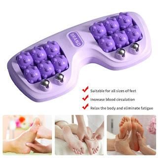 Foot Massager Roller, Plantar Fasciitis Relief Heel Massager